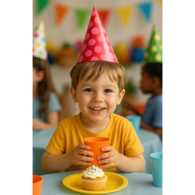 Amscan chapeau de fête papier 16 cm 3 assortis | 100 pièces