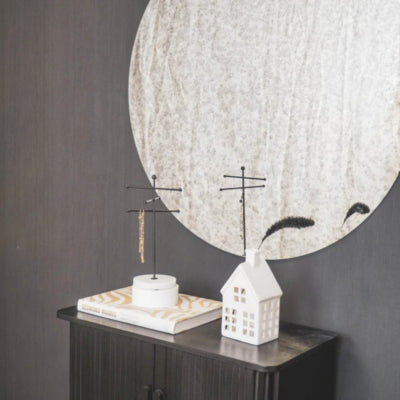 Housevitamin miroir mural rond smokey vintage 40 cm | 3 pièces