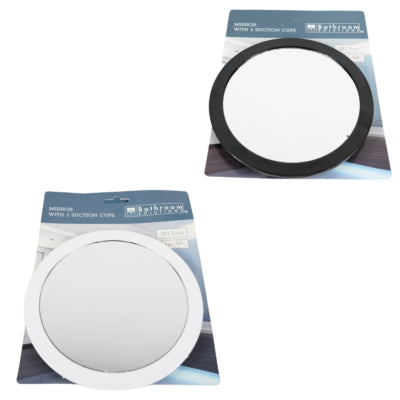 Miroir avec ventouse 17 cm 2 assortis b-choice | 36 pièces