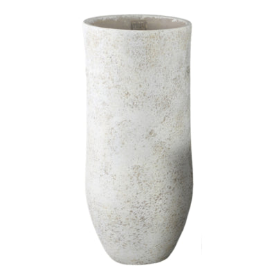 Ptmd pot de fleur dorin haut l blanc 50 cm | 2 pièces