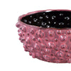 Ptmd pot de fleur marel points violet s 19,5 cm | 4 pièces
