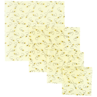 Feuille de cire d'abeille Greenminds 33 cm lot de 4 | 8 pièces