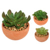 Plante artificielle en pot 9 cm 3 assortis | 12 pièces
