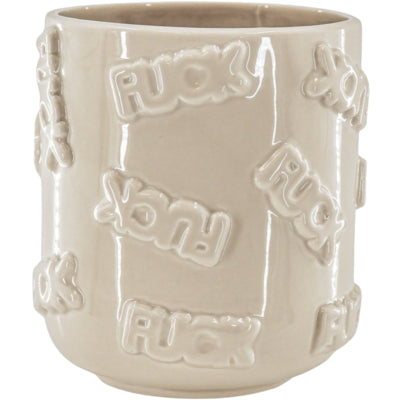 Housevitamin pot de fleur baise beige 17,5 cm | 8 pièces