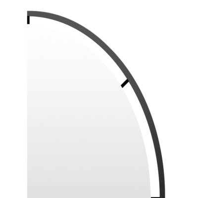 Miroir mural Len-fra salem noir 80 cm | 2 pièces