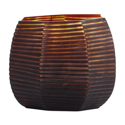 Vase lumineux vivant maeva marron 35 cm | 2 pièces