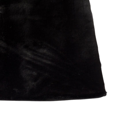 Tapis Karpi peluche noir 60 x 90 cm | 2 pièces