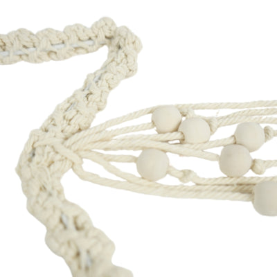 Étoile à suspendre macramé crème 70 cm | 24 pièces