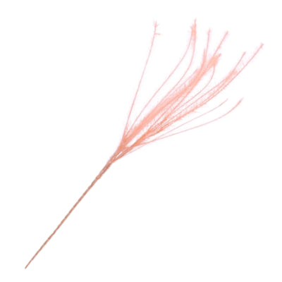Daan branche artificielle en bois courbé plumes rose 150 cm | 12 pièces