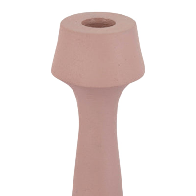 Ptmd bougeoir dieu vieux rose 36,5 cm | 4 pièces