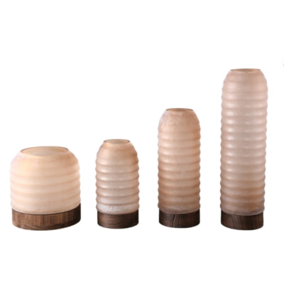 Vase Ptmd yana marron 20 cm | 2 pièces
