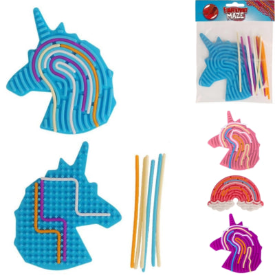 Labyrinthe d'empreintes digitales labyrinthe d'empreintes digitales 18 cm 4 assortis | 24 pièces