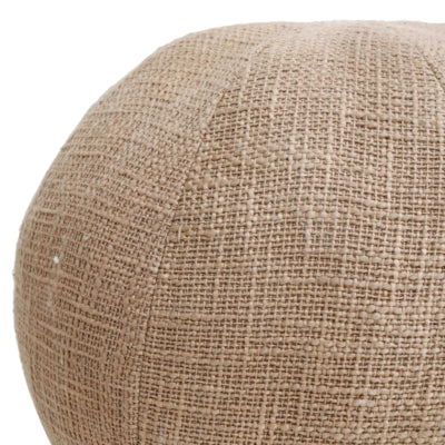 Pouf Ptmd Sanah marron 40 cm | 2 pièces