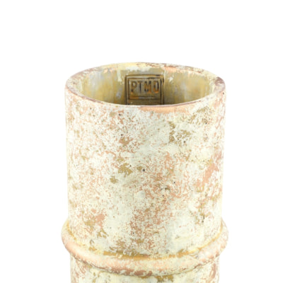 Pot de fleur Ptmd werix crème m 17 cm | 16 pièces