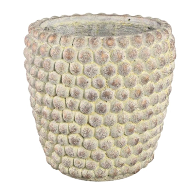 Ptmd pot de fleur noise xl crème 30 cm | 2 pièces