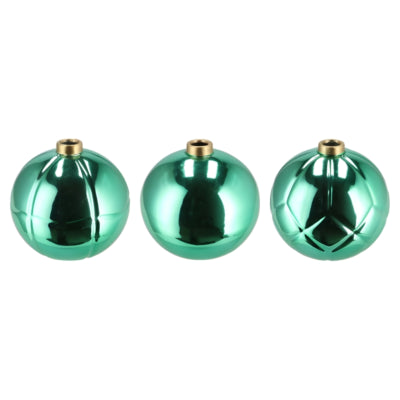 Daan vase en bois courbé boule de Noël vert 17 cm 3 assortis | 3 pièces