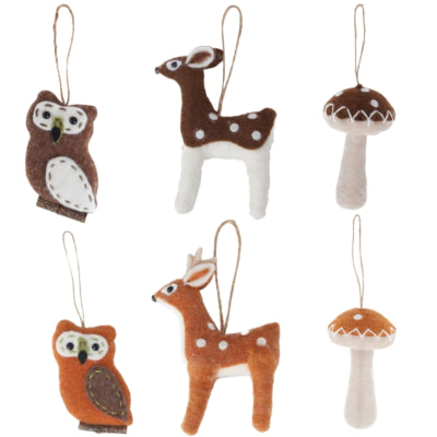 Cintre automne 12,5 cm 6 assortis | 72 pièces