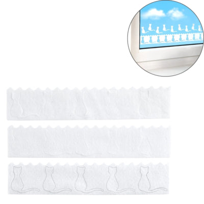Bandes de condensation chat blanc 30 cm lot de 3 | 50 pièces