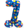 Folat ballon en aluminium debout 7 points 41 cm | 20 pièces