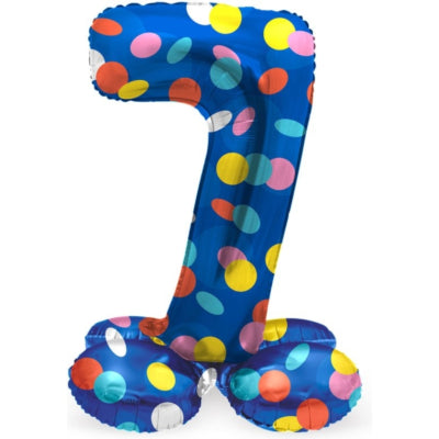 Folat ballon en aluminium debout 7 points 41 cm | 20 pièces