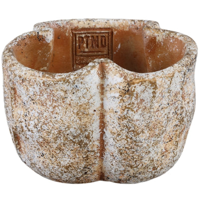 Ptmd pot de fleur roddie crème 22 cm | 4 pièces