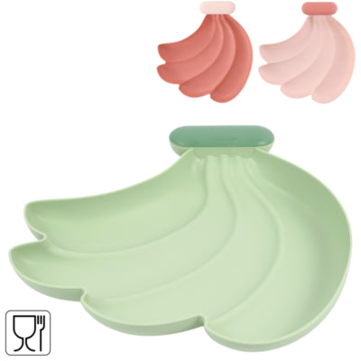 Coupe à fruits banane 27 cm 3 assortis | 12 pièces