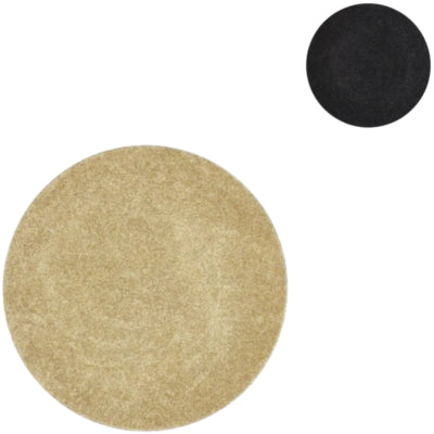 Assiette décorative mélamine brillante noir doré 22 cm 2 assortis | 18 pièces