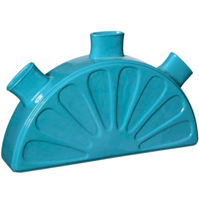 Vase bleu citron 28 cm | 8 pièces
