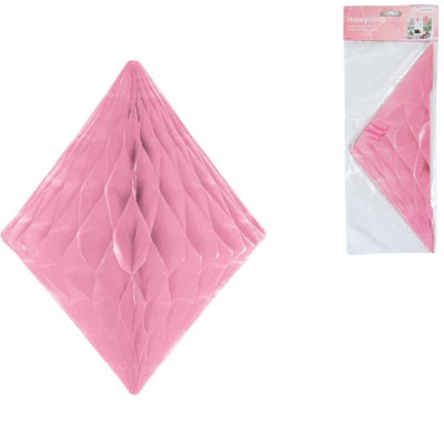 Folat nid d'abeille diamant rose 30 cm | 24 pièces