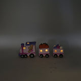 Train de Pâques LED rose sur batterie 29 cm | 12 pièces - afbeelding 2