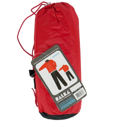 Combinaison de pluie Ralka rouge noir taille 116 | 14 pièces