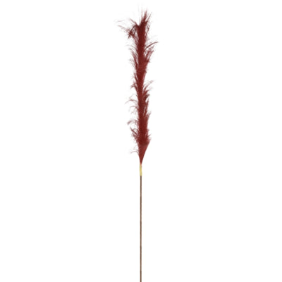 Countryfield branche artificielle plume m bordeaux 112 cm | 24 pièces