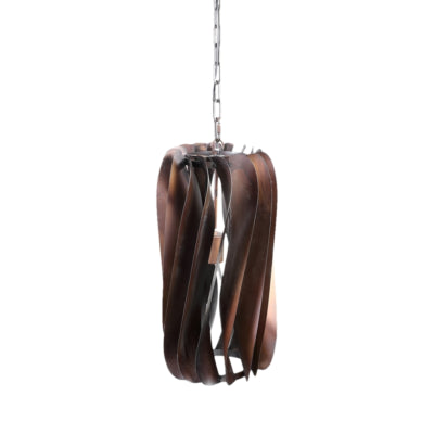 Ptmd lampe à suspension tessa couleur bronze 49 cm | 2 pièces