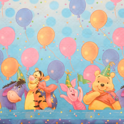 Nappe Winnie l'ourson sur rouleau de papier 1,2 x 6 m | 30 pièces