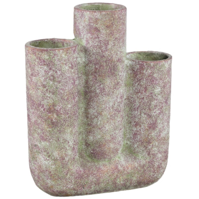 Vase tuyaux Ptmd violet 35 cm | 4 pièces