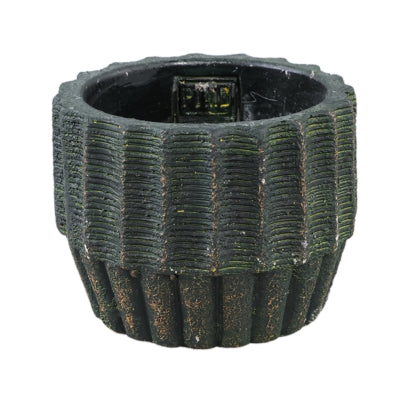Ptmd pot de fleur niki s vert 12 cm | 12 pièces