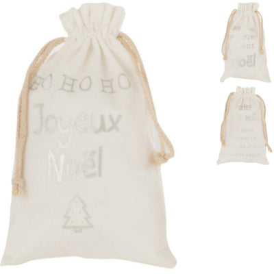 J-line sac Noël français 28 cm 3 assortis | 36 pièces