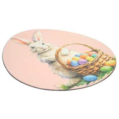 Assiette décorative Oeuf de Pâques pastel 35 cm b-choice | 36 pièces