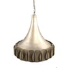 Ptmd lampe suspendue Gindy couleur or 57 cm | 2 pièces