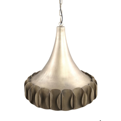 Ptmd lampe suspendue Gindy couleur or 57 cm | 2 pièces