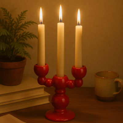 Chandelier saisons 18,5 cm 2 assortis | 8 pièces