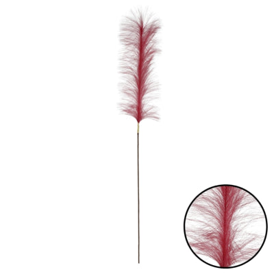 Countryfield branche artificielle plume m rose foncé 112 cm | 24 pièces
