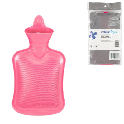 Bouillotte Relaxdays rose 1 l | 12 pièces
