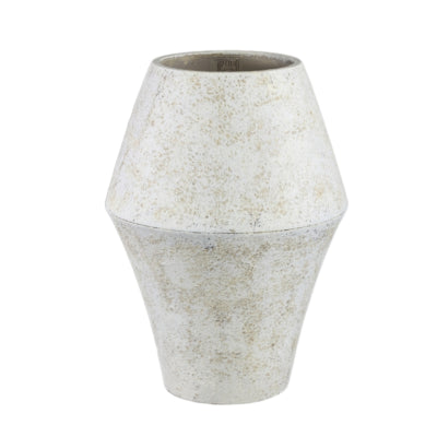Pot de fleur Ptmd tink m blanc 50 cm | 2 pièces