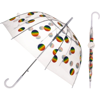 Parapluie bleu Rainbow Pride 85 cm | 12 pièces