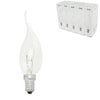 Ampoule bougie transparente e14 230v 15w | 100 pièces