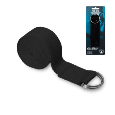Ceinture de yoga pour séances de gym noir 175 cm | 24 pièces