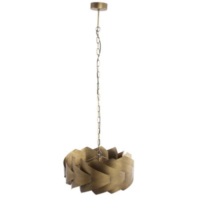 Ptmd lampe suspendue arix couleur laiton 52 cm | 2 pièces