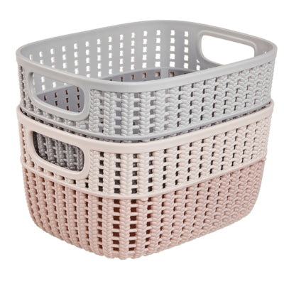 Keeper panier à linge gris 23,5 cm 3,5 l | 10 pièces