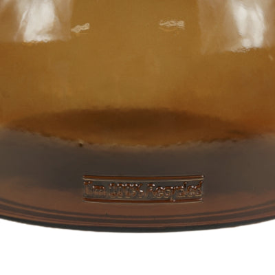 Vase verre recyclé marron 34 cm | 2 pièces